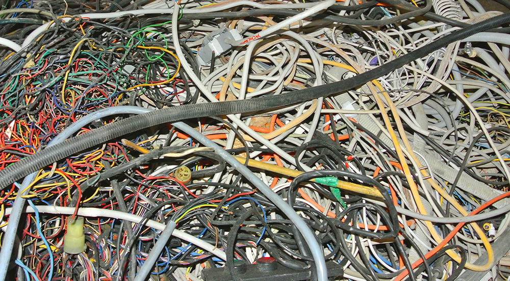 Ankauf alter Kabel zum Recycling von Kupfer
